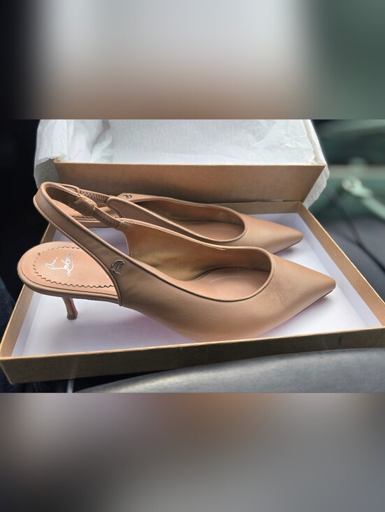 Christian Louboutin Shoes - Christian Louboutin Sporty Kate Slingback Heels 39